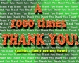 1000 Times Thank You