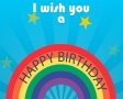 I wish you a happy birthday