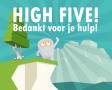 High five! Bedankt voor je hulp!