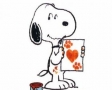 Snoopy met hartjes